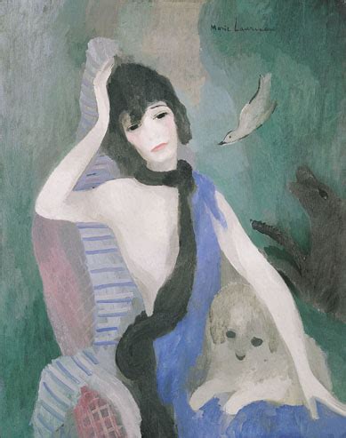 marie laurencin portrait of mademoiselle chanel|LAURENCIN, MARIE / Portrait of Mademoiselle Chanel / 1923.